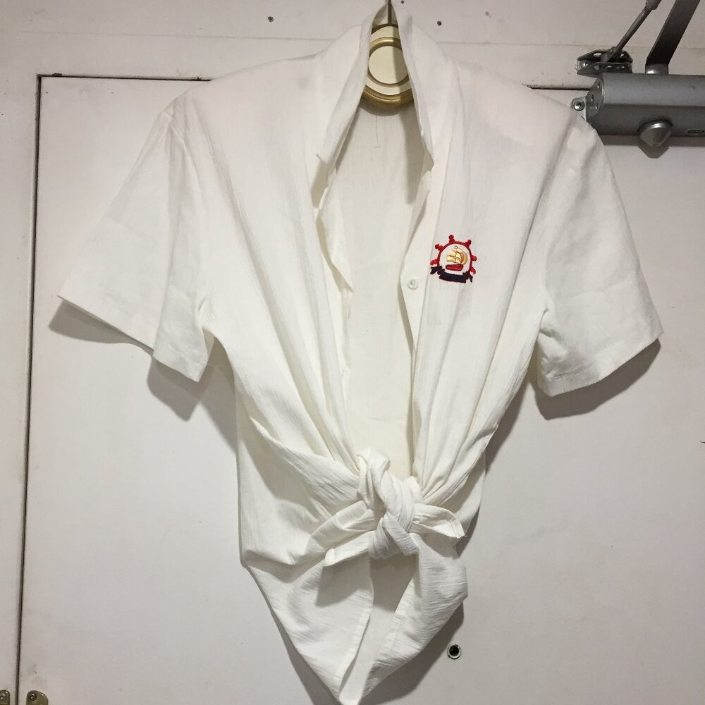 VINTAGE JUDY LOGAN SHORT SLEEVE SHIRTS SIZE L